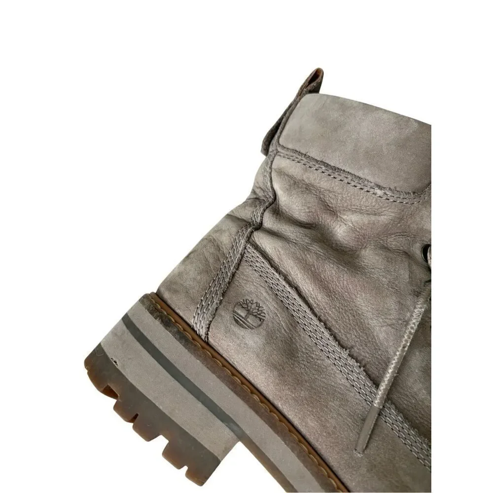 Timberland Women's‎ Courmayeur Valley Hiking Boots Taupe Nubuck Sz 9.5